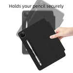 Supporto per stilo capacitivo in silicone autoadesivo resistente con fessura per Apple Pencil 2/1