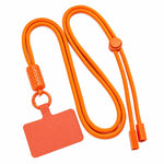 Tracolla regolabile a 360 gradi in nylon con laccetto di sicurezza per cellulare, unisex.
