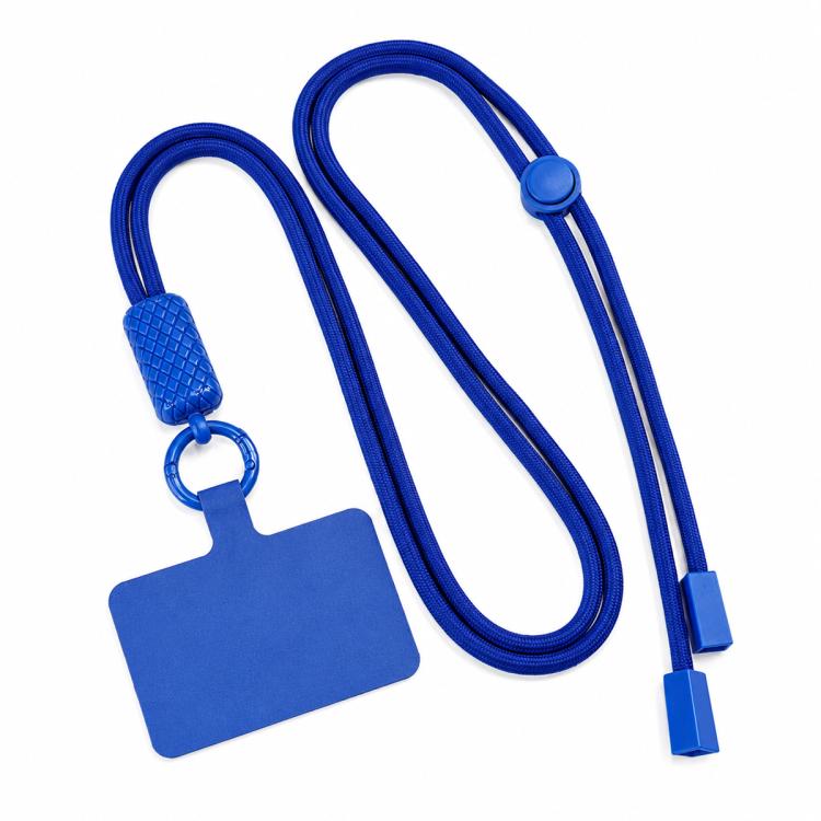 Tracolla regolabile a 360 gradi in nylon con laccetto di sicurezza per cellulare, unisex.