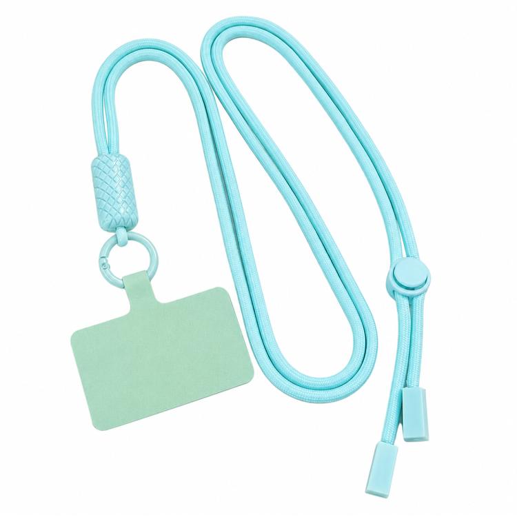 Tracolla regolabile a 360 gradi in nylon con laccetto di sicurezza per cellulare, unisex.