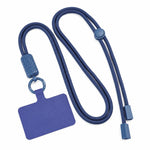 Tracolla regolabile a 360 gradi in nylon con laccetto di sicurezza per cellulare, unisex.