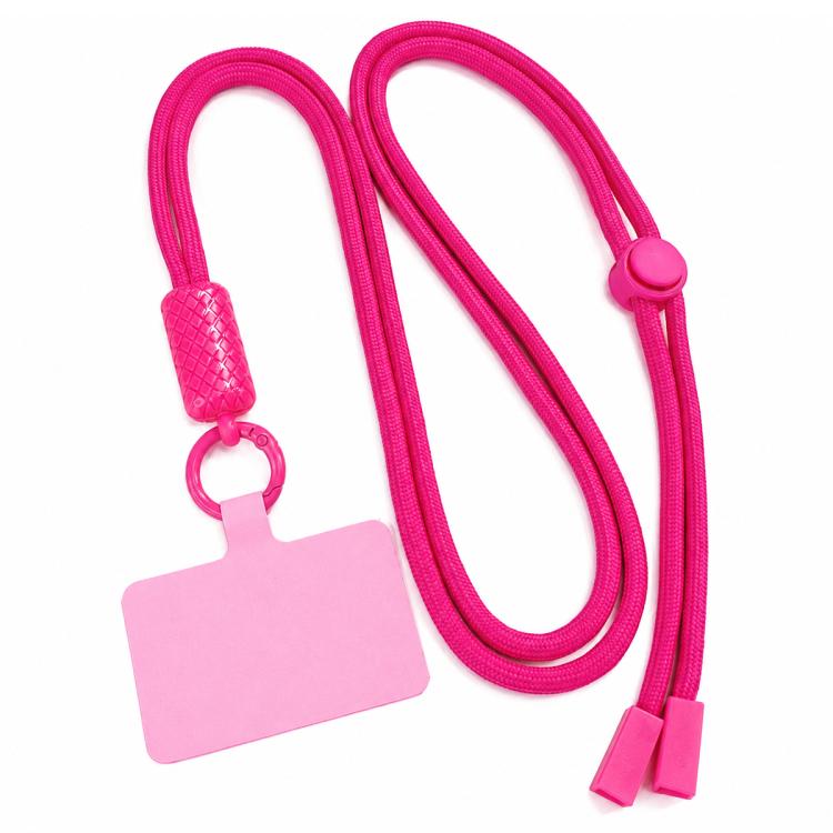 Tracolla regolabile a 360 gradi in nylon con laccetto di sicurezza per cellulare, unisex.