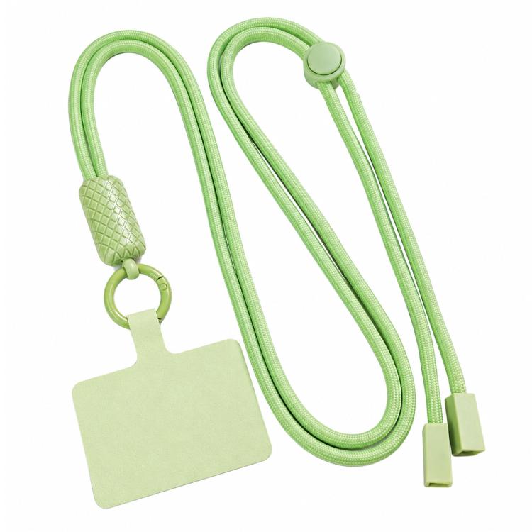 Tracolla regolabile a 360 gradi in nylon con laccetto di sicurezza per cellulare, unisex.