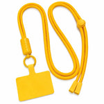 Tracolla regolabile a 360 gradi in nylon con laccetto di sicurezza per cellulare, unisex.