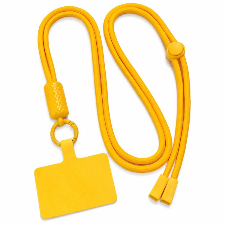 Tracolla regolabile a 360 gradi in nylon con laccetto di sicurezza per cellulare, unisex.