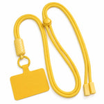 Tracolla regolabile a 360 gradi in nylon con laccetto di sicurezza per cellulare, unisex.