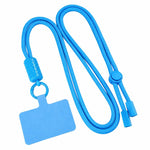 Tracolla regolabile a 360 gradi in nylon con laccetto di sicurezza per cellulare, unisex.
