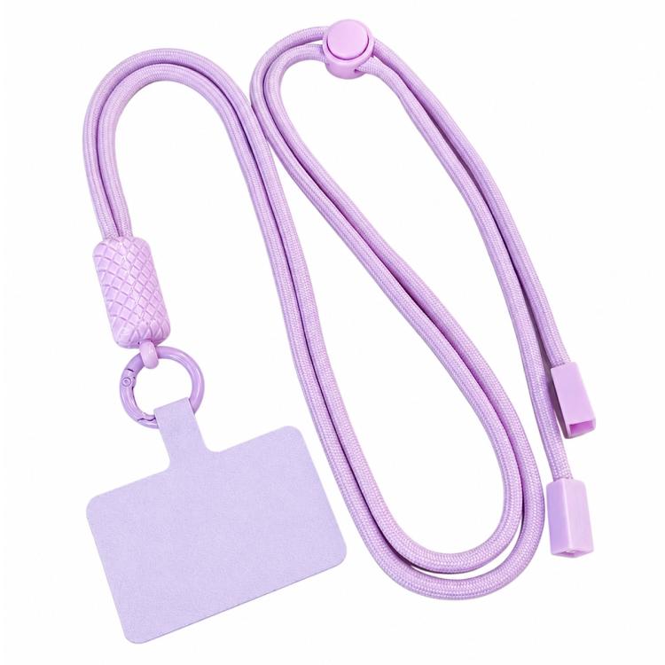 Tracolla regolabile a 360 gradi in nylon con laccetto di sicurezza per cellulare, unisex.