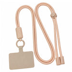 Tracolla regolabile a 360 gradi in nylon con laccetto di sicurezza per cellulare, unisex.