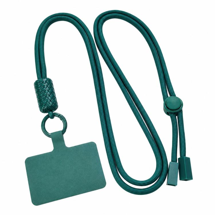 Tracolla regolabile a 360 gradi in nylon con laccetto di sicurezza per cellulare, unisex.