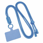Tracolla regolabile a 360 gradi in nylon con laccetto di sicurezza per cellulare, unisex.