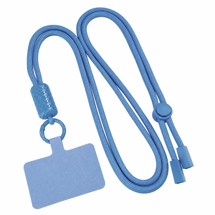 Tracolla regolabile a 360 gradi in nylon con laccetto di sicurezza per cellulare, unisex.