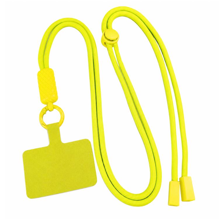 Tracolla regolabile a 360 gradi in nylon con laccetto di sicurezza per cellulare, unisex.