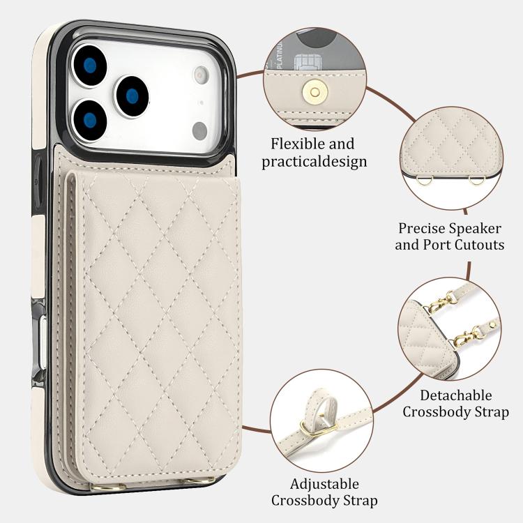 Custodia portafoglio con tracolla e protezione RFID per iPhone