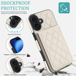 Custodia per cellulare a tracolla romboidale con protezione RFID e porta carte., For iPhone 17, For iPhone Air, For iPhone 16 Pro Max
