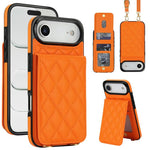 Custodia per cellulare a tracolla romboidale con protezione RFID e porta carte., For iPhone 17, For iPhone Air, For iPhone 16 Pro Max