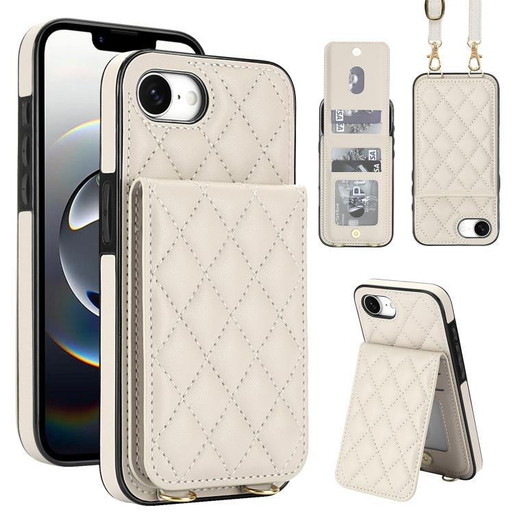 Custodia per cellulare a tracolla romboidale con protezione RFID e porta carte., For iPhone 17e / 16e, For iPhone 17 Pro Max, For iPhone 17 Pro