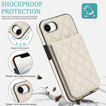 Custodia per cellulare a tracolla romboidale con protezione RFID e porta carte., For iPhone 17e / 16e, For iPhone 17 Pro Max, For iPhone 17 Pro