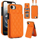 Custodia per cellulare a tracolla romboidale con protezione RFID e porta carte., For iPhone 17e / 16e, For iPhone 17 Pro Max, For iPhone 17 Pro