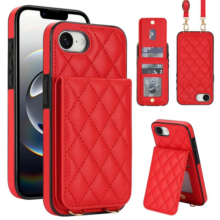 Custodia per cellulare a tracolla romboidale con protezione RFID e porta carte., For iPhone 17e / 16e, For iPhone 17 Pro Max, For iPhone 17 Pro