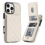 Custodia per cellulare a tracolla romboidale con protezione RFID e porta carte., For iPhone 16 Pro, For iPhone 16 Plus, For iPhone 16