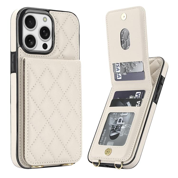 Custodia per cellulare a tracolla romboidale con protezione RFID e porta carte., For iPhone 15 Pro Max, For iPhone 15 Pro, For iPhone 15 Plus / 14 Plus