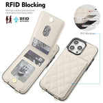 Custodia per cellulare a tracolla romboidale con protezione RFID e porta carte., For iPhone 15 Pro Max, For iPhone 15 Pro, For iPhone 15 Plus / 14 Plus