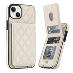 Custodia per cellulare a tracolla romboidale con protezione RFID e porta carte., For iPhone 15, For iPhone 14 / 13, For iPhone 14 Pro