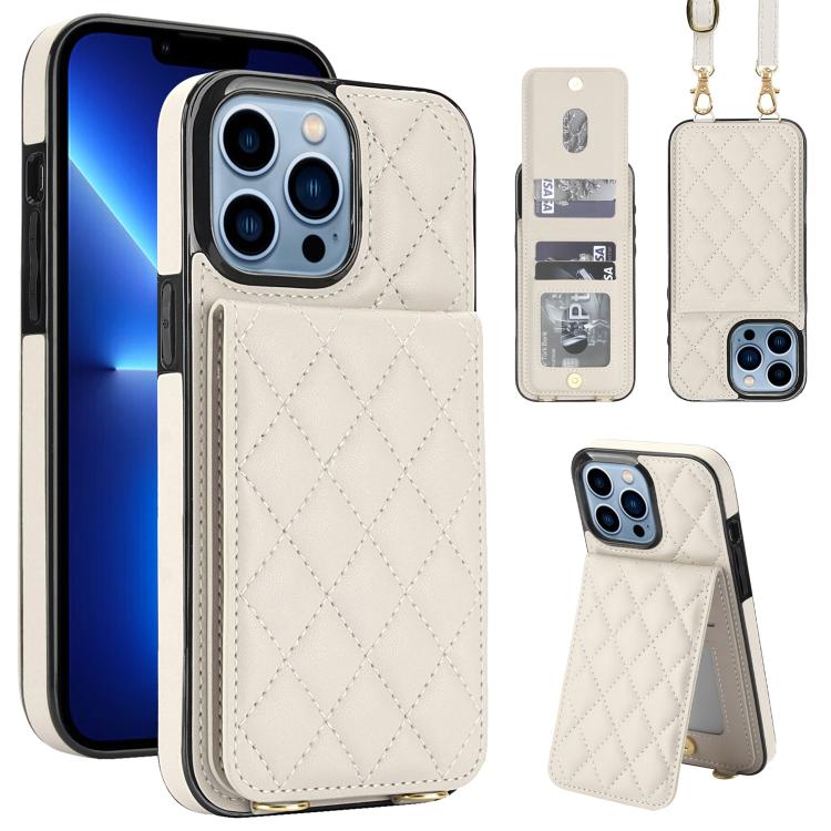 Custodia per cellulare a tracolla romboidale con protezione RFID e porta carte., For iPhone 12 Pro Max, For iPhone 12 mini, For iPhone 11 Pro Max