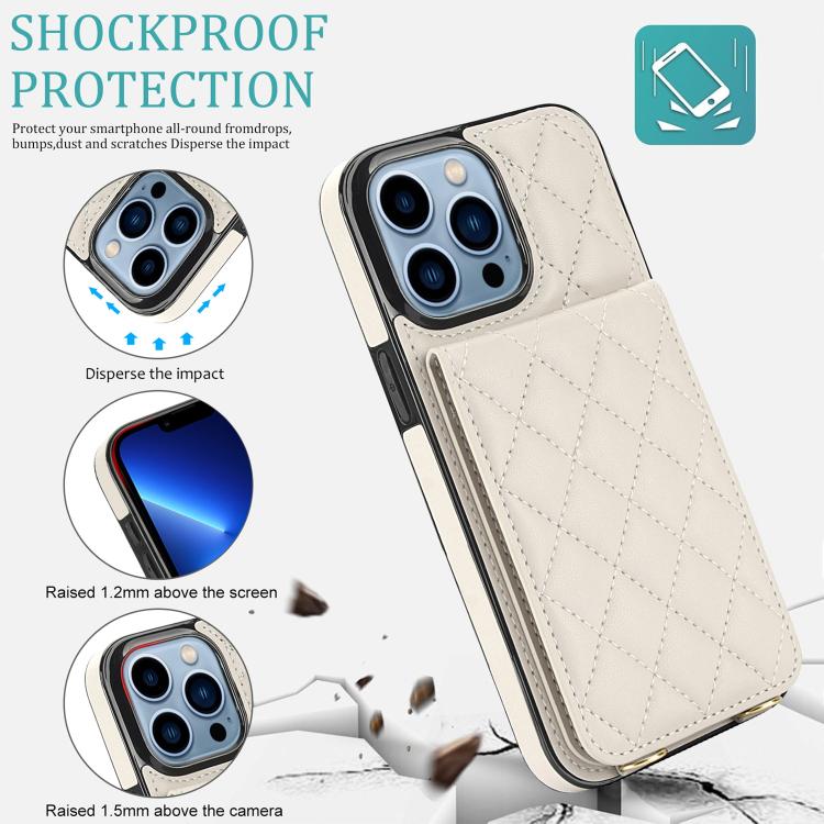Custodia per cellulare a tracolla romboidale con protezione RFID e porta carte., For iPhone 12 Pro Max, For iPhone 12 mini, For iPhone 11 Pro Max