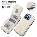 Custodia per cellulare a tracolla romboidale con protezione RFID e porta carte., For iPhone 12 Pro Max, For iPhone 12 mini, For iPhone 11 Pro Max