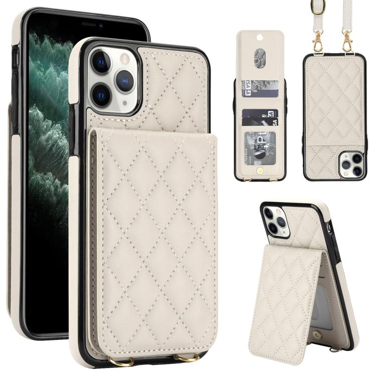 Custodia per cellulare a tracolla romboidale con protezione RFID e porta carte., For iPhone 12 Pro Max, For iPhone 12 mini, For iPhone 11 Pro Max