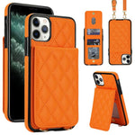 Custodia per cellulare a tracolla romboidale con protezione RFID e porta carte., For iPhone 11, For iPhone 11 Pro, For iPhone X / XS