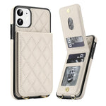 Custodia per cellulare a tracolla romboidale con protezione RFID e porta carte., For iPhone 11, For iPhone 11 Pro, For iPhone X / XS
