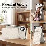 Custodia per cellulare a tracolla romboidale con protezione RFID e porta carte., For iPhone XR, For iPhone XS Max, For iPhone 8 Plus / 7 Plus