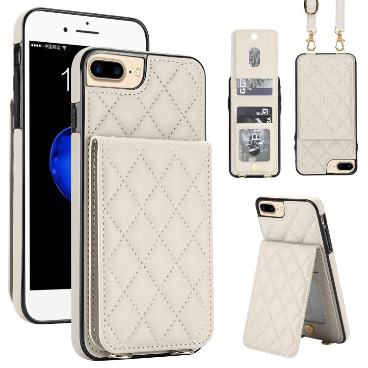 Custodia per cellulare a tracolla romboidale con protezione RFID e porta carte., For iPhone 14 Pro Max, For iPhone SE 2022 / SE 2020 / 8 / 7, For iPhone 13 Pro Max
