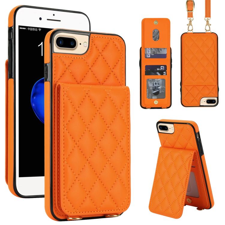Custodia per cellulare a tracolla romboidale con protezione RFID e porta carte., For iPhone 14 Pro Max, For iPhone SE 2022 / SE 2020 / 8 / 7, For iPhone 13 Pro Max