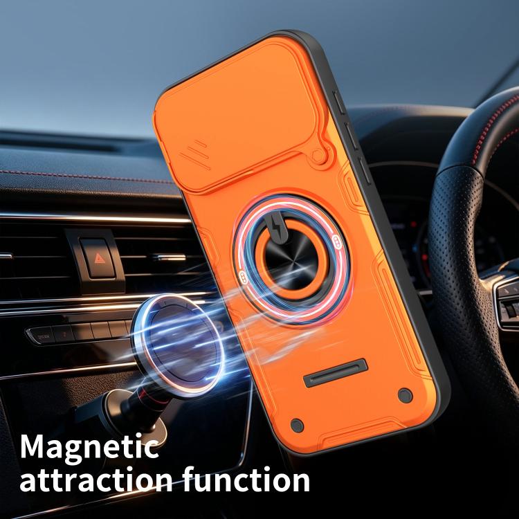 Custodia per telefono con anello scorrevole multifunzionale per fotocamera, For iPhone 17 Pro Max, For iPhone 17 Pro, For iPhone 17, For iPhone 16 Pro Max