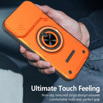 Custodia per telefono con anello scorrevole multifunzionale per fotocamera, For iPhone 17 Pro Max, For iPhone 17 Pro, For iPhone 17, For iPhone 16 Pro Max