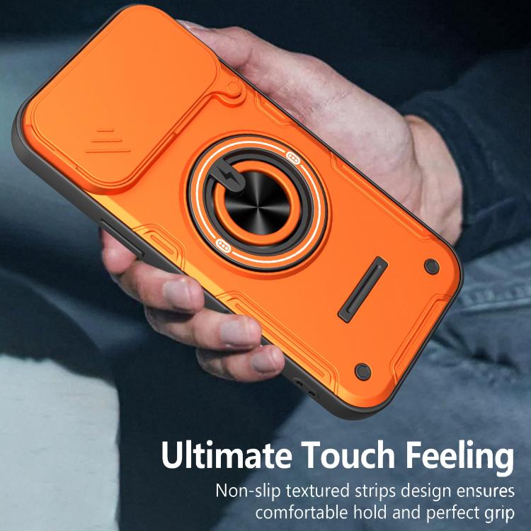 Custodia per telefono con anello scorrevole multifunzionale per fotocamera, For iPhone 17 Pro Max, For iPhone 17 Pro, For iPhone 17, For iPhone 16 Pro Max