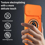 Custodia per telefono con anello scorrevole multifunzionale per fotocamera, For iPhone 17 Pro Max, For iPhone 17 Pro, For iPhone 17, For iPhone 16 Pro Max