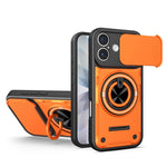 Custodia per telefono con anello scorrevole multifunzionale per fotocamera, For iPhone 17 Pro Max, For iPhone 17 Pro, For iPhone 17, For iPhone 16 Pro Max
