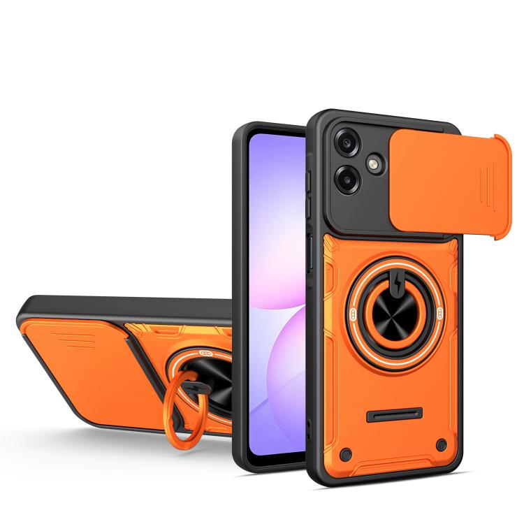 Custodia per telefono con anello scorrevole multifunzionale per fotocamera, For Galaxy A57 5G, For Galaxy A37 5G, For Galaxy A27 5G, For Galaxy A07 4G