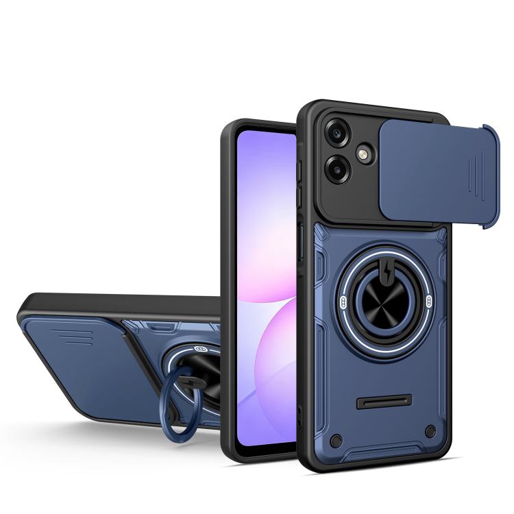 Custodia per telefono con anello scorrevole multifunzionale per fotocamera, For Galaxy A57 5G, For Galaxy A37 5G, For Galaxy A27 5G, For Galaxy A07 4G