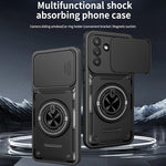 Custodia per telefono con anello scorrevole multifunzionale per fotocamera, For Galaxy A26 5G / A17 5G, For Galaxy A56 5G, For Galaxy A36 5G