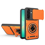 Custodia per telefono con anello scorrevole multifunzionale per fotocamera, For Galaxy S26+ 5G, For Galaxy S26 Ultra 5G, For Galaxy S26 5G
