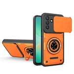 Custodia per telefono con anello scorrevole multifunzionale per fotocamera, For Galaxy S26+ 5G, For Galaxy S26 Ultra 5G, For Galaxy S26 5G