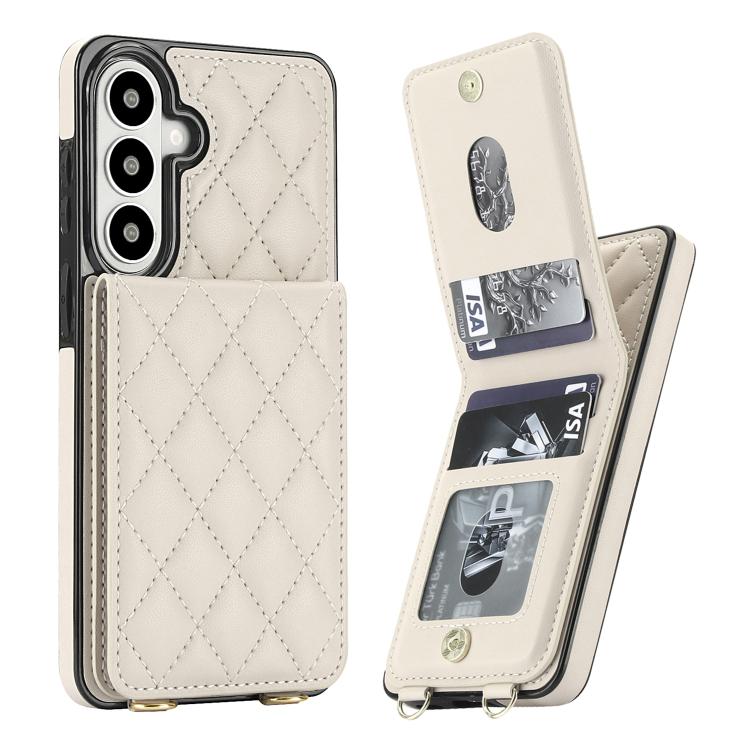 Custodia per cellulare a tracolla romboidale con protezione RFID e porta carte., For Galaxy S26+ 5G, For Galaxy S26 Ultra 5G, For Galaxy S26 5G