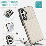 Custodia per cellulare a tracolla romboidale con protezione RFID e porta carte., For Galaxy S26+ 5G, For Galaxy S26 Ultra 5G, For Galaxy S26 5G