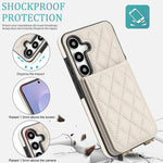 Custodia per cellulare a tracolla romboidale con protezione RFID e porta carte., For Galaxy S25 FE 5G, For Galaxy S25 Edge 5G, For Galaxy S25 5G